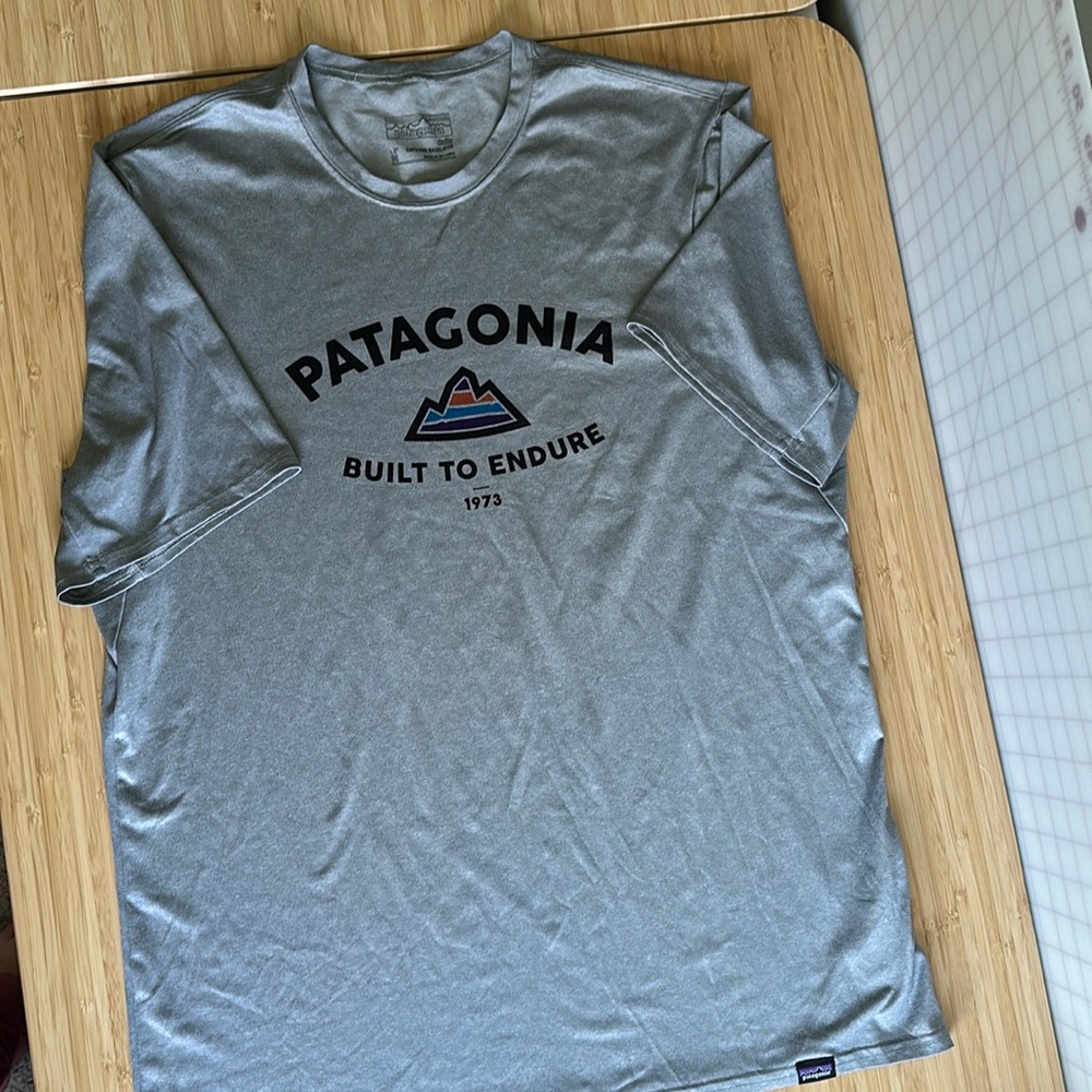 LIKE NEW: Patagonia men’s capilene athletic shirt, size medium.